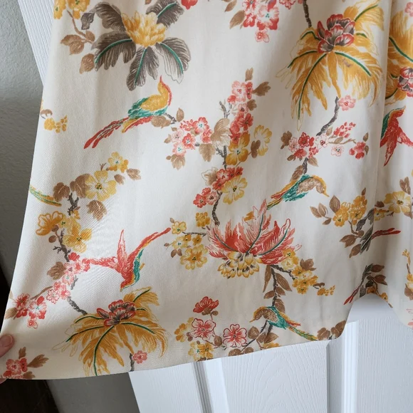 1970s Vintage Hippie Flutter Sleeve Boho Bohemian Dress #46 - Picture 8 of 9